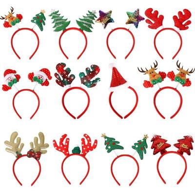 Christmas headbands Headband xmas kids headgear party 圣诞发