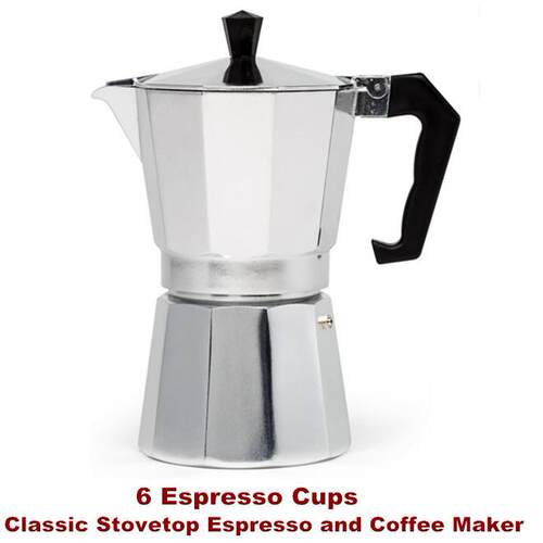 Stovetop Espresso Coffee Maker Moka Pot Espresso Cuban Café