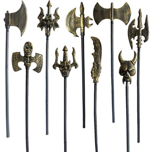 Halloween weapon equipment Scythe Trident axe stage Cosplay