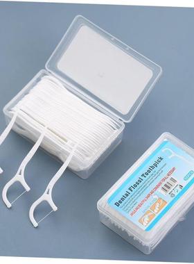 50/100pcs Dental Floss Flosser Picks Toothpicks Teeth Stick
