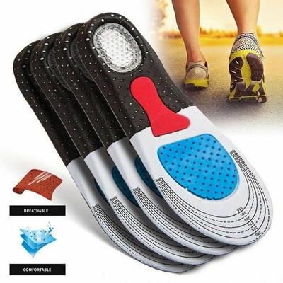 Men Gel Orthotic Sport Running Insoles Insert Shoe Pad Arch