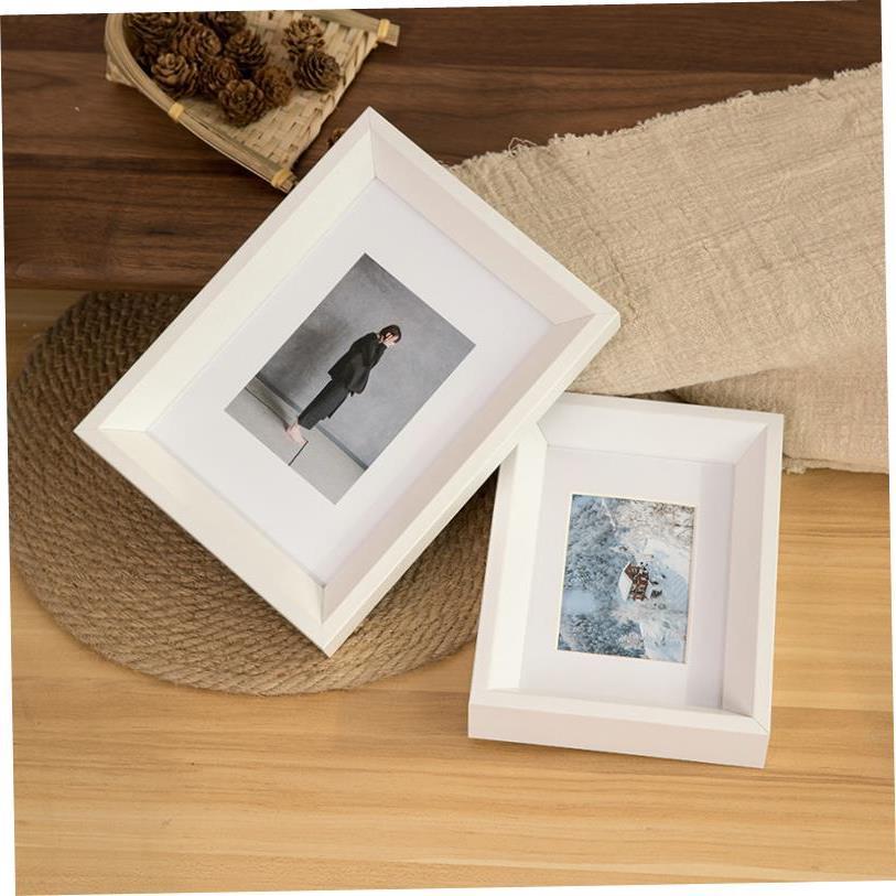Nordic simple wooden photo frame square picture frames 相框