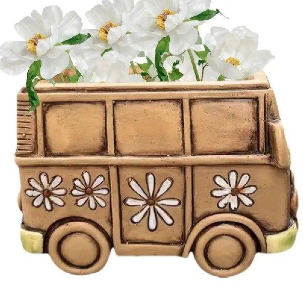 car crown shaped Resin Flower Pot Small Cactus Planter