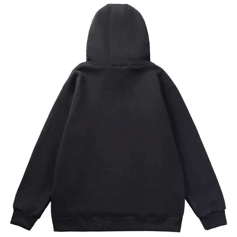 Men's Hoodies Pullover Classic Black Hoodie for Men Casu