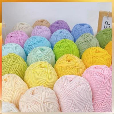 A1-1 50g/Set Soft Milk Cotton Yarn for Crochet Threads for K