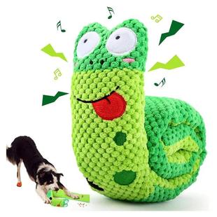 Dog Puzzle Feeder Interactive Toy Indestructible Plush Sound