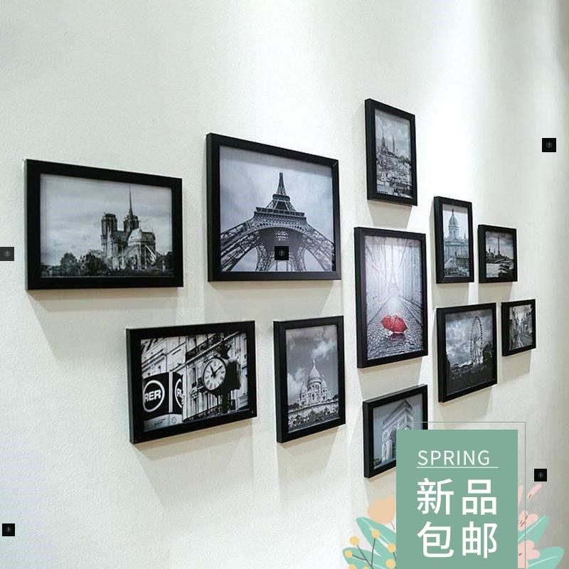 11pcs/Lot Wooden Multi Photo Frame Picture Frames Wall Hang
