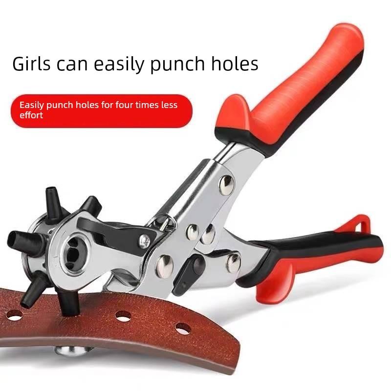 Household Leather Belt Hole Punch Plier Eyelet Puncher