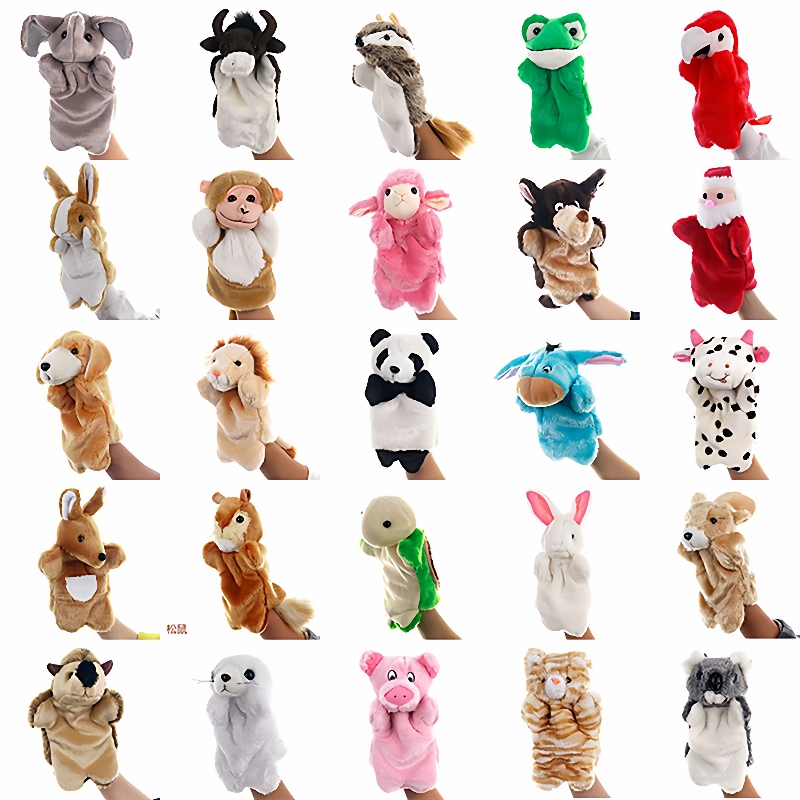 Plush toy hand puppet doll kindergarten story props 手偶布娃