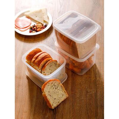 Bread preservation box plastic large toast storage box