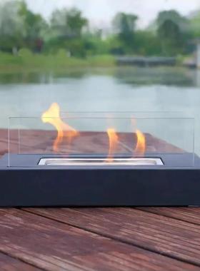 Indoor desktop small alcohol fireplace室内桌面小型酒精壁炉