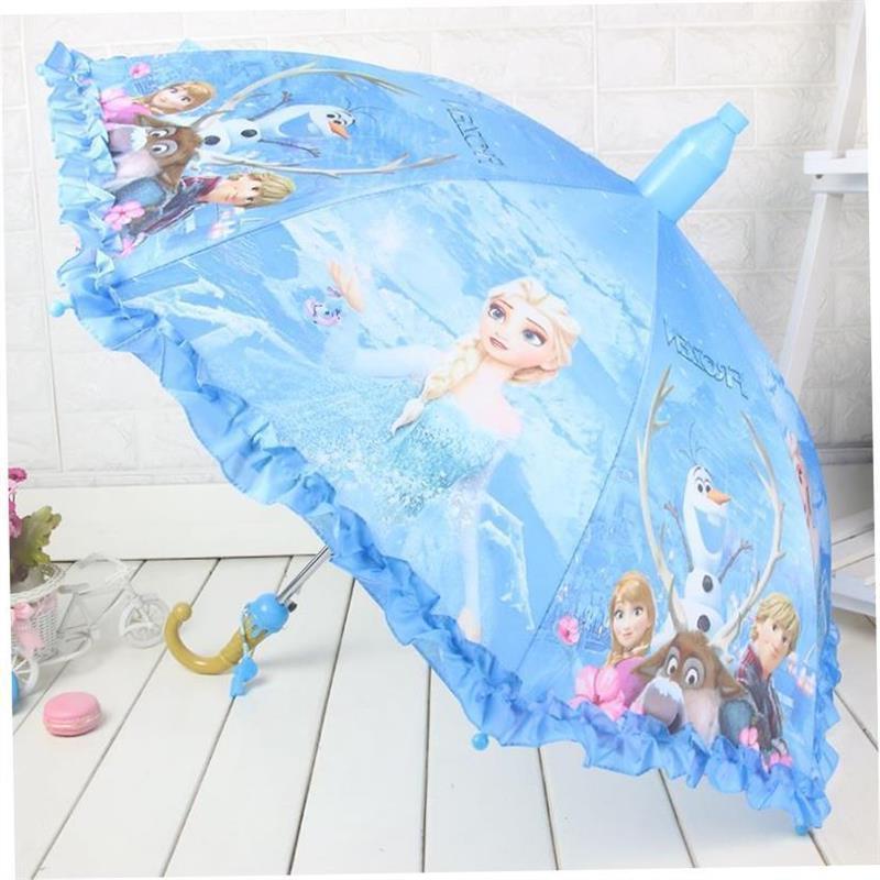 New Kids Umbrella Dual-purpose Sunny Umbrella Cartoon Long