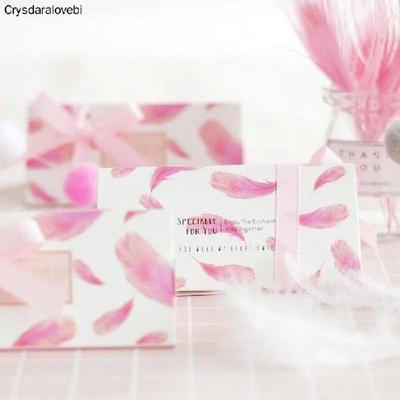 New Wedding Favor and Gift Boxes Feather Chocolate Candy