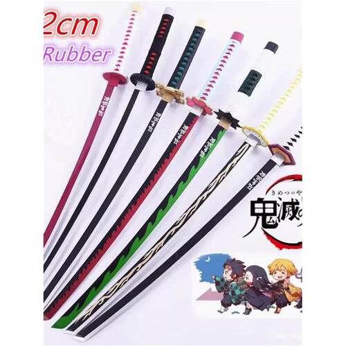 Demon Slayer Katana Sword 72cm Original Anime Assembled Cosp