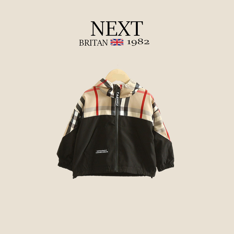 英国Next春秋季男童冲锋衣双普通外套