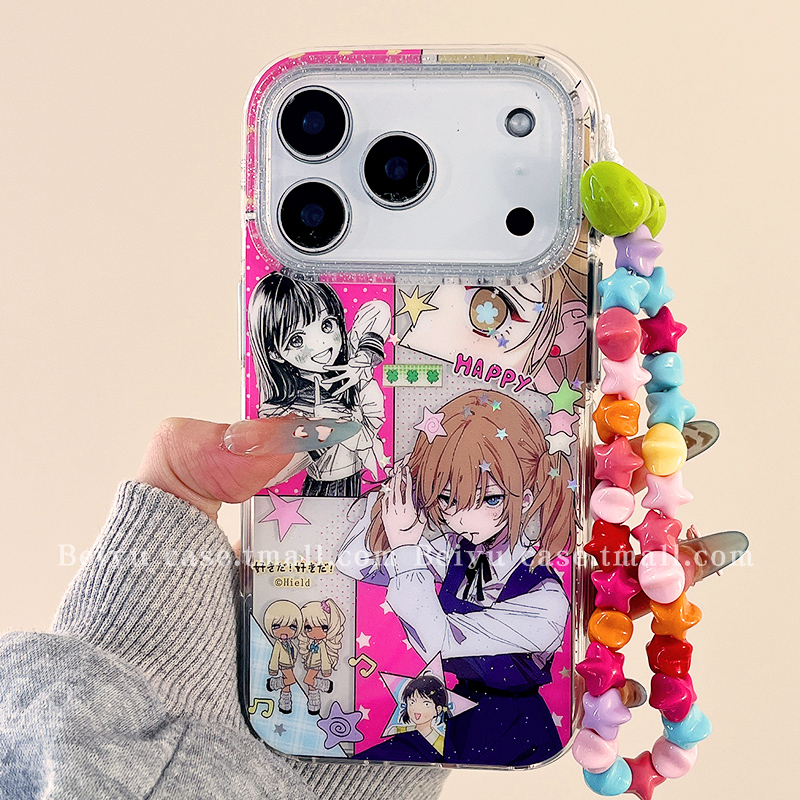 日系动漫美少女适用苹果手机壳