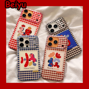 新年马年顺發吉福文字适用苹果17Promax手机壳iphone16pro新款15pro小众16pm情侣14pro硅胶17pro喜庆13全包14