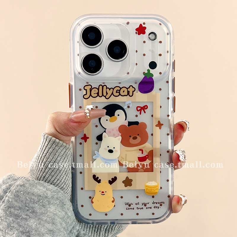 jellycat小动物适用苹果手机壳