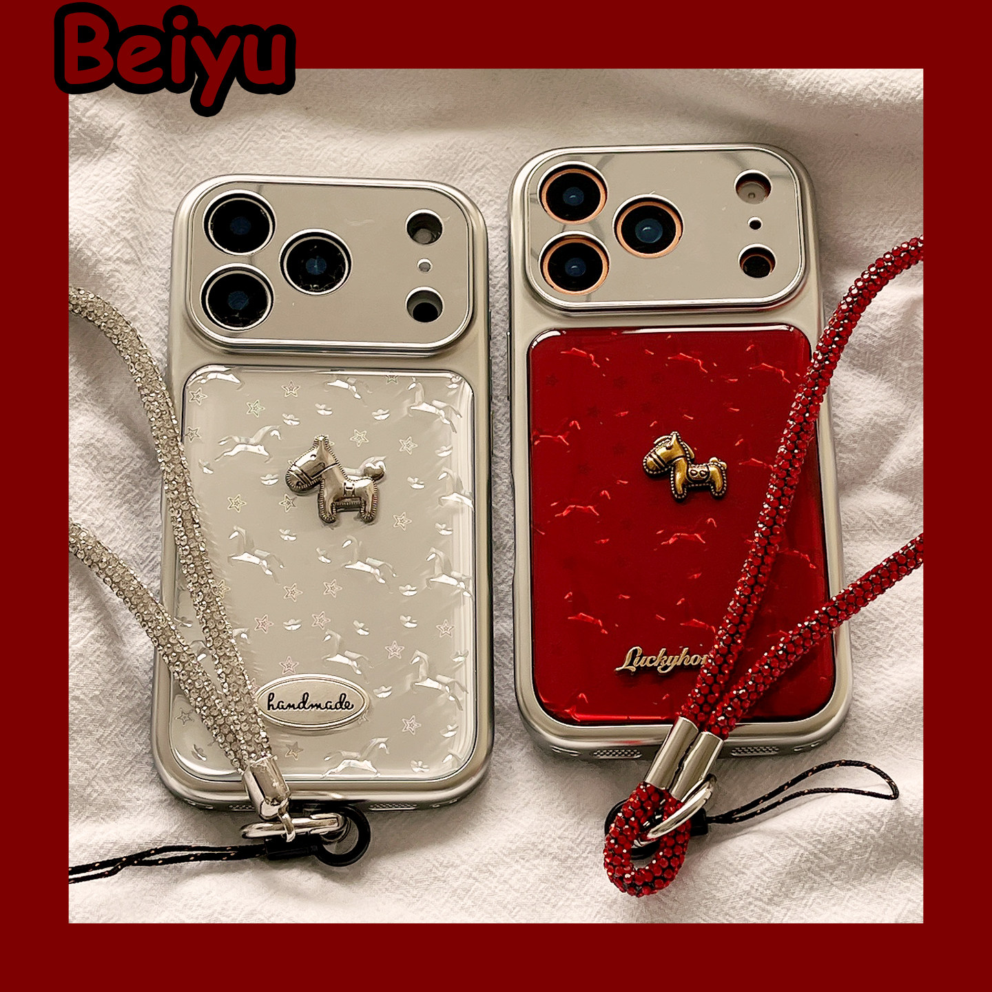 新年马年立体小马适用苹果17Promax手机壳iphone16pro新款15pro小众16pm带挂绳14pro硅胶17pro创意情侣17全包,3C数码配件,手机保护套/壳,淘宝优惠券,粉丝福利购,淘宝优惠卷