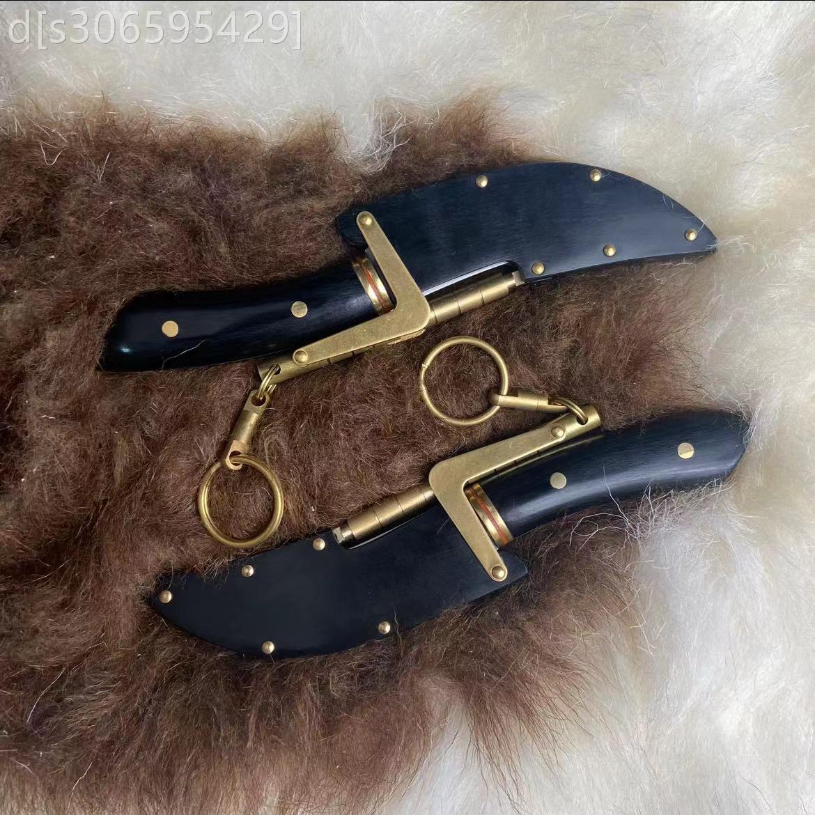 厨美优选钥匙扣D2蜂鸟水果刀吃肉刀手把肉小刀便携锋利户外刀具