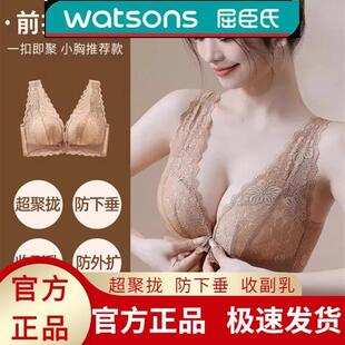 碧荷诗内衣蕾丝聚拢显大前开扣防下垂女文胸