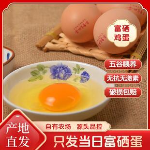 2025新鲜虫草富硒土鸡蛋礼盒30枚装整箱高营养鲜蛋农家蛋餐饮生鲜