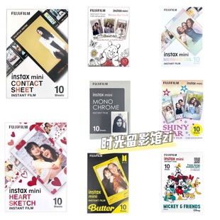 富士拍立得mini11 25白边星爱心彩虹3寸相纸