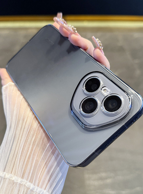 【轻薄手感，高清透亮】适用于荣耀400手机壳新款轻薄透明honer400pro全包镜头边框高级简约防摔男女硬套