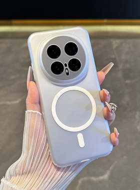 适用于荣耀magic8手机壳新款全包镜头magic8/7pro无线磁吸荣耀300轻薄手感400pro高级感x70冰雾磨砂x60i硬套