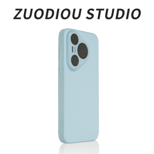 适用于华为pura70pro手机壳新款 商务p80ultra硬壳 轻薄pura70高级感自带镜头膜创意80Pro不沾指纹简约情侣款