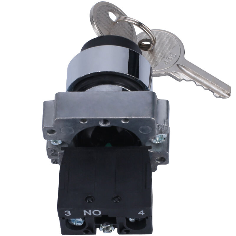 伊莱科选择开关带钥匙2档位XB2-BG21C