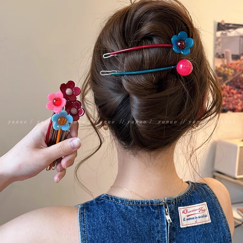敲甜！可爱花朵发夹！