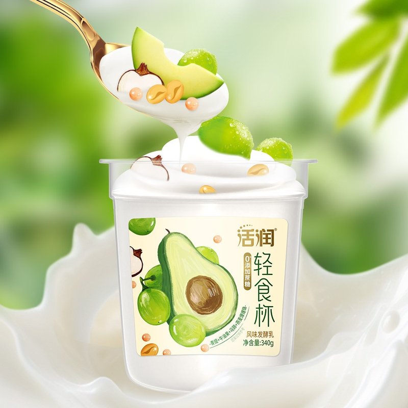 新希望活润桶装大杯果粒低温益生菌酸奶草莓桑葚/黄桃芒果青提