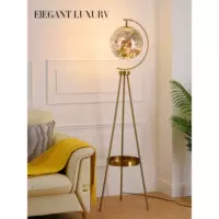 Креативный торшер для гостиной для кровати, стеклянный штатив, легкий роскошный стиль