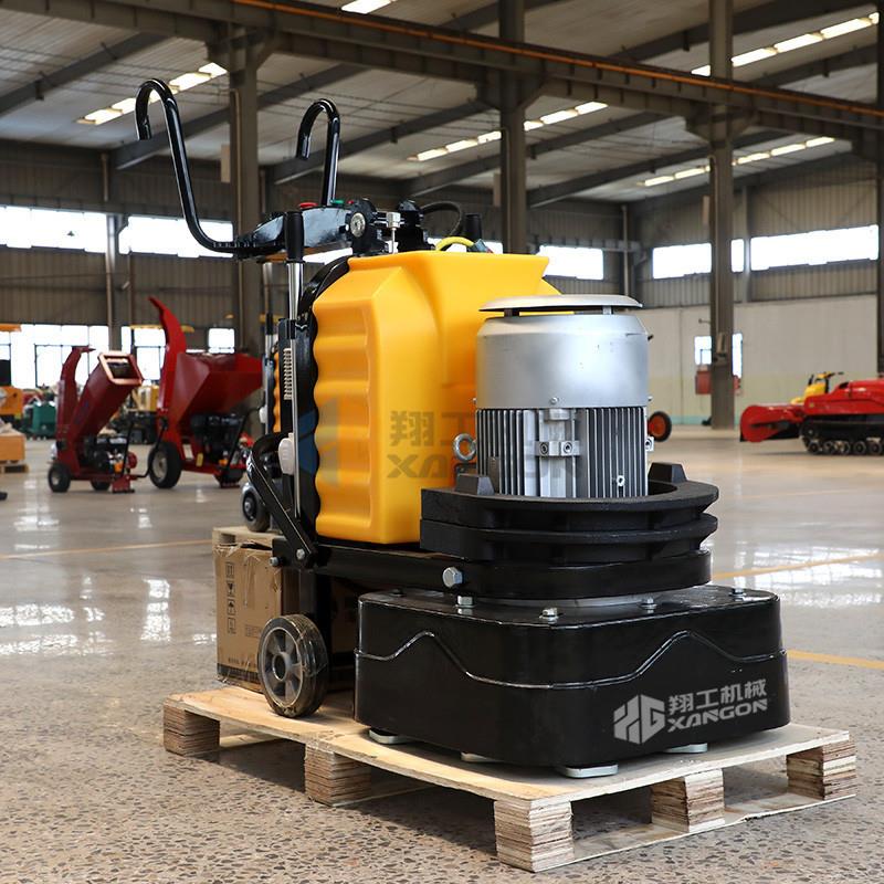 小型吸尘款手扶式环氧地坪研磨机车间厂区地面打磨机旧地面翻新