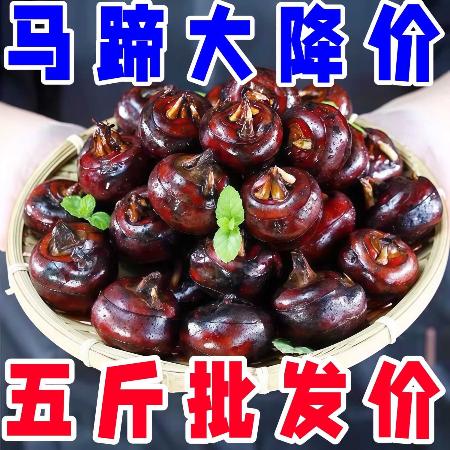 正宗应当季马蹄荸荠小果农家现挖蔬菜大特产批发新鲜水果草莓