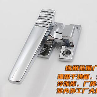 把手涂裝 密閉門把手旋轉(zhuǎn)門鎖PL022電柜密封門緊迫式 機(jī)械平面把手