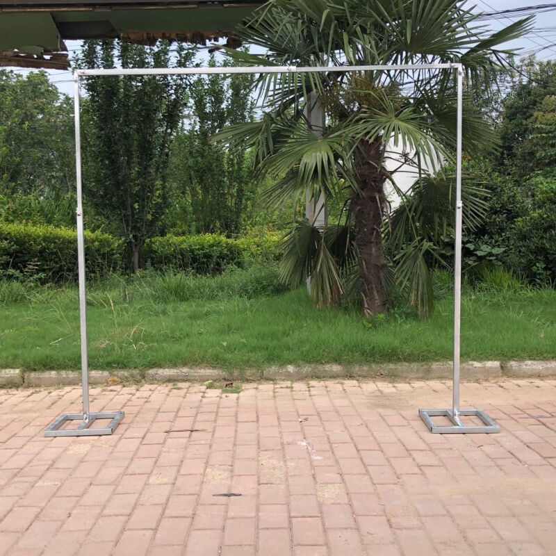 背景架镀锌管架子背景架方管伸缩杆背景架舞台布幔架3*4加粗背景