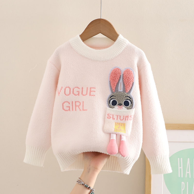 女童秋冬毛衣2025新款儿