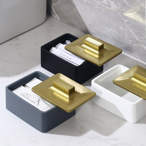 牙签盒牙线盒牙签筒棉签盒一体