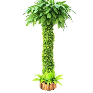 饰遮挡仿真树皮绿植物阳台管子美化塑料假花藤条叶子 包下水管道装