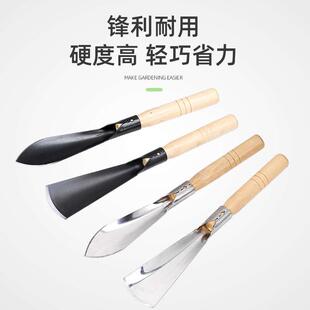 尖头平头栽花铲小铲子园林艺挖野菜铁铲大蒜种花养花工具柳叶铲子