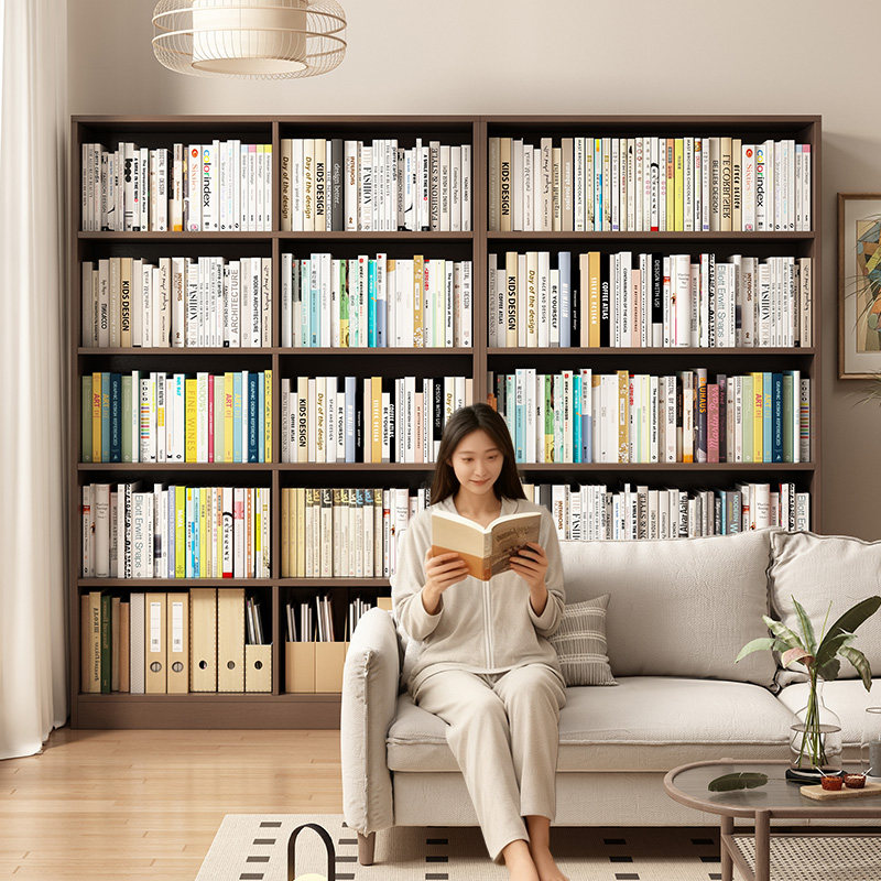 定制柜子客厅展示书柜中古风轻奢高级感矮靠墙书柜落地储物陈列柜,住宅家具,单个书柜,淘宝优惠券,粉丝福利购,淘宝优惠卷