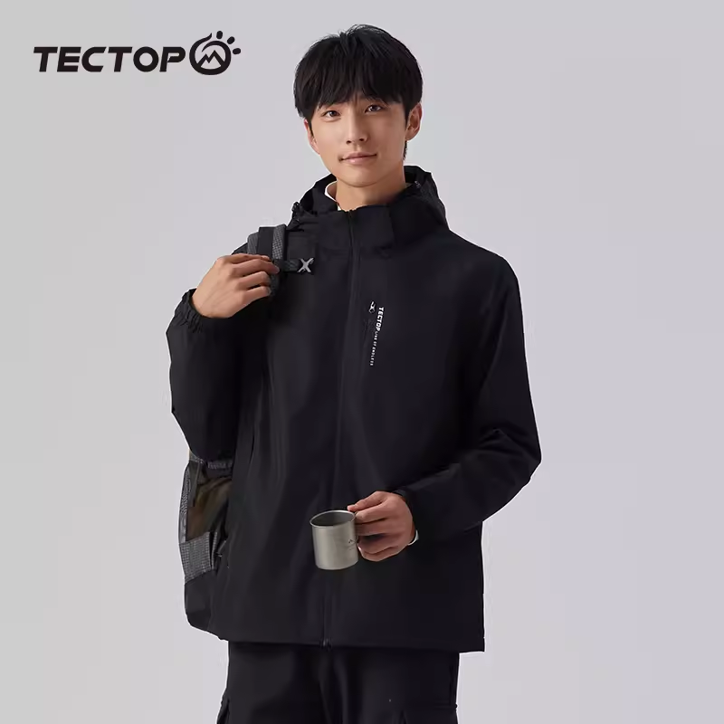 断码好品】秋季户外服百搭单件冲锋衣秋冬款时尚潮流外穿登山服