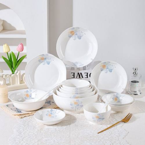 晋宝源陶瓷餐具套装釉下彩