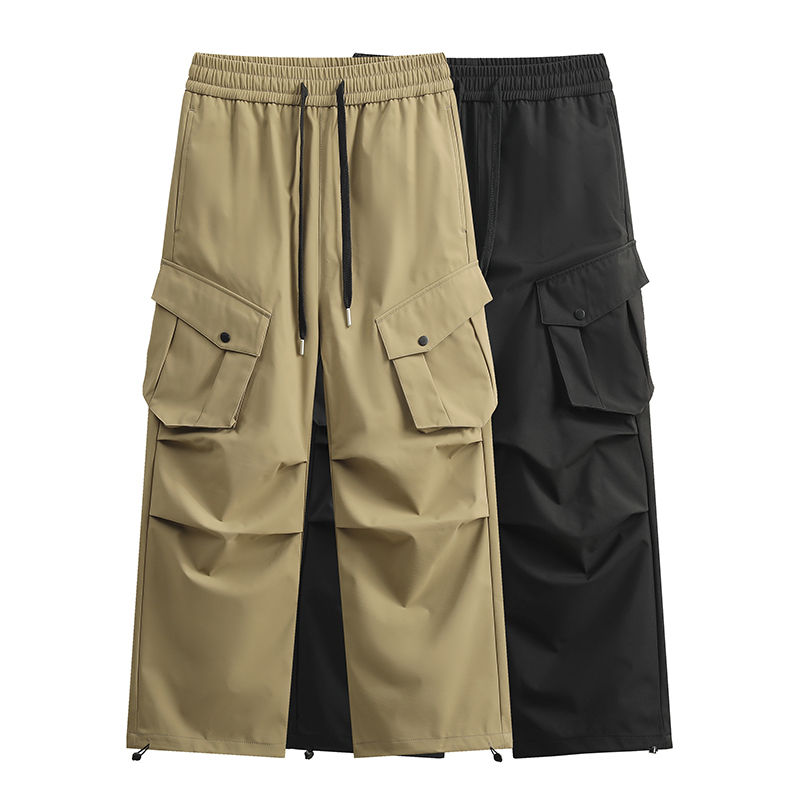 K10早秋新款户外工装裤男女同款机能风软壳防风防水时尚休闲长裤