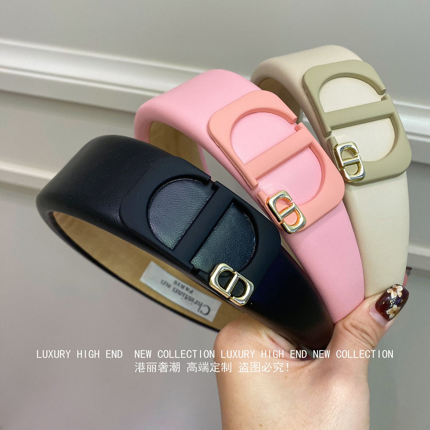 欧洲站猪鼻子字母pu皮发箍女高颅顶宽边洗脸外出头箍气质海绵发卡,饰品/流行首饰/时尚饰品新,发饰,淘宝优惠券,粉丝福利购,淘宝优惠卷