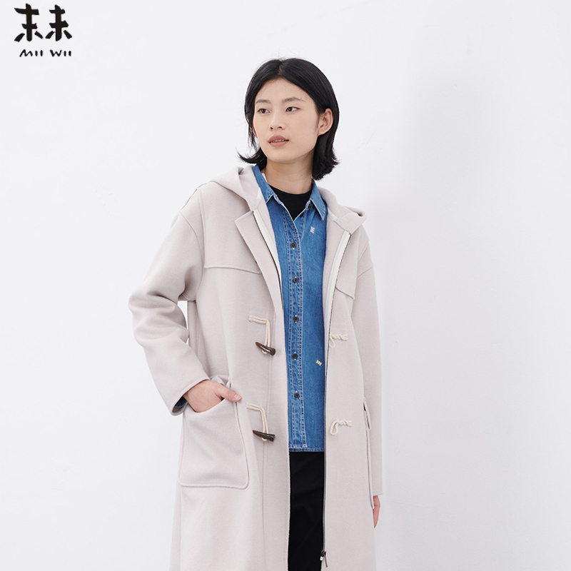 【断码清仓】MIIWII末未翻领简约百搭风衣外套D224415