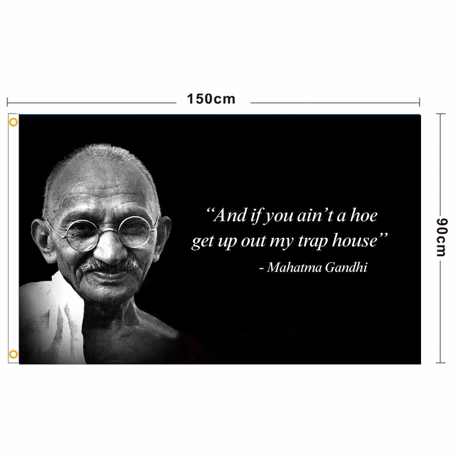 。外贸旗帜 甘地Mahatma Gandi 90x150cm户外防晒h涤纶挂旗数码印怎么看?