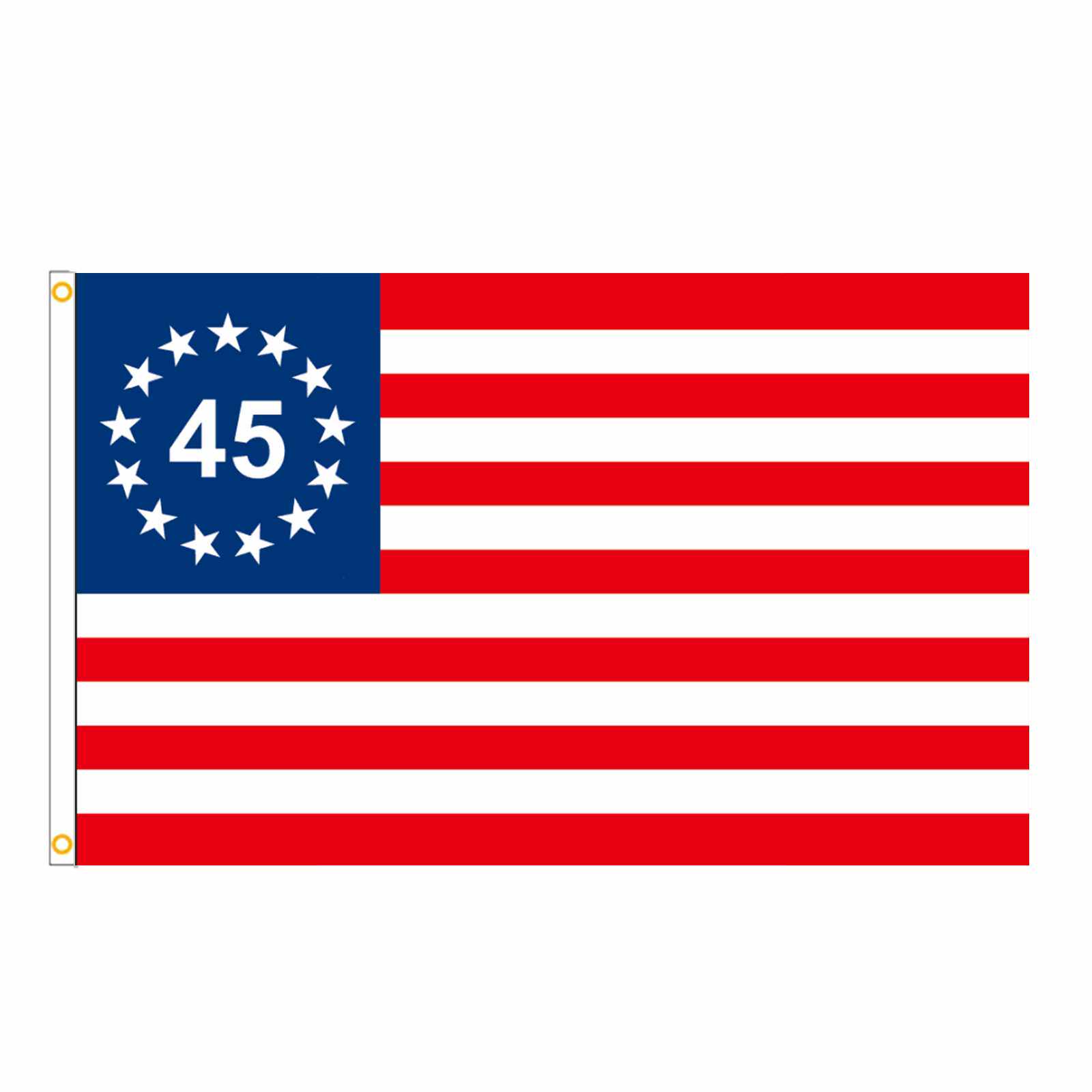 。外贸旗晒帜 美国罗斯数字45 户外防涤纶挂旗数码印怎么样,好用不?